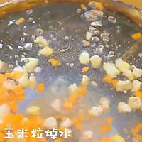 五彩素营养粥  宝宝辅食食谱的做法图解3