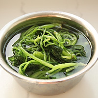 菠菜拌毛蚬子的做法图解5