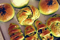 菠菜中种面包的做法