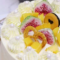 #解腻开胃就吃它#水果奶油裱花蛋糕的做法图解17