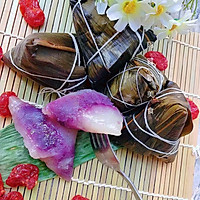软糯香甜紫薯西米水晶粽的做法图解7