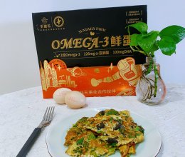 #未来航天员-健康吃蛋#生菜麦片海参煎蛋