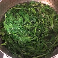 #带着美食出去浪#咸口的榨菜花生艾糍的做法图解2