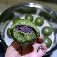 毛鼻头团子（鼠曲草青团）的做法图解8