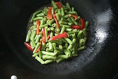 红椒豇豆