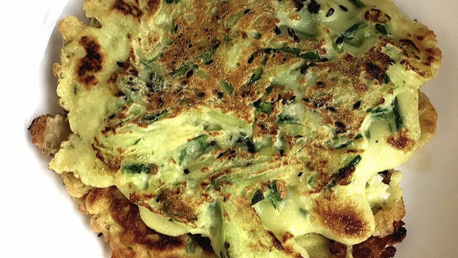 黄瓜鸡蛋饼（懒人早餐/晚餐）的做法