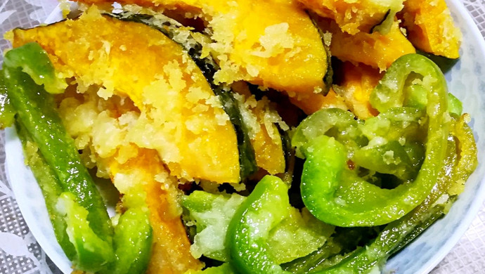 炸蔬菜条（南瓜、青椒）