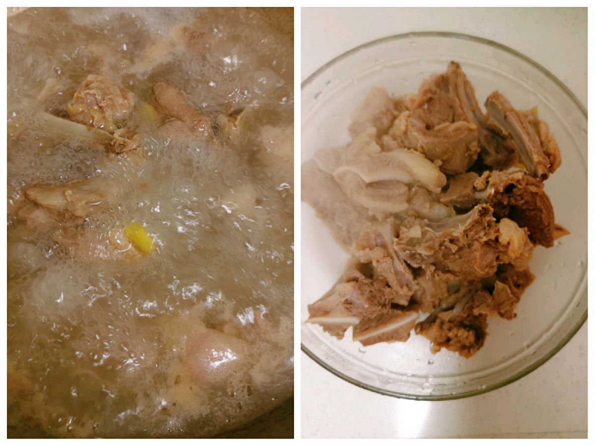 砂锅羊排炖萝卜，用对调料才能好吃，冬天炖羊肉，喝汤吃肉真解馋 - 哔哩哔哩