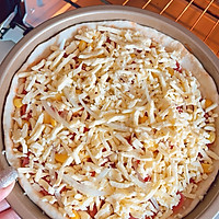 #黄河路美食#香肠披萨的做法图解7