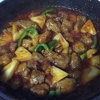 菠萝咕噜肉的做法图解6