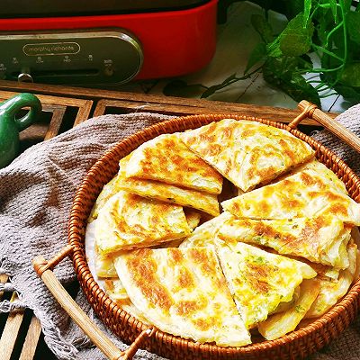 酥脆葱油饼