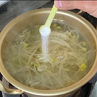 #加油 阿根廷#简鲜豆芽清汤的做法图解4