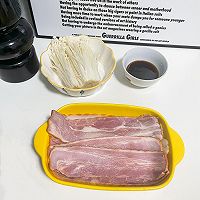 培根金针菇卷的做法图解1