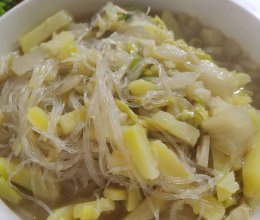 大白菜炖土豆粉丝的做法