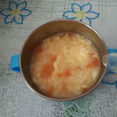 宝宝菜谱——西红柿鸡蛋疙瘩汤