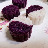 山药紫薯糕的做法图解15