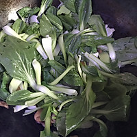 小油菜炒猪大肠的做法图解5