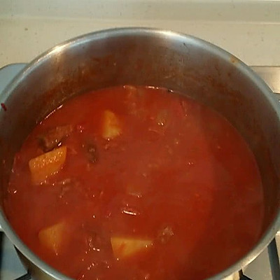 番茄土豆烧牛肉（渍渍渍）