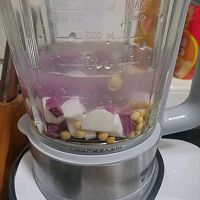 山药紫薯豆浆的做法图解4