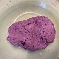 #安佳真芝味，真芝真有料-爆浆流心#芝士流心紫薯饼的做法图解4
