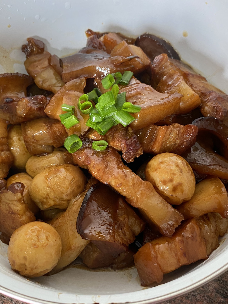 家常硬菜红烧肉炖海参的做法