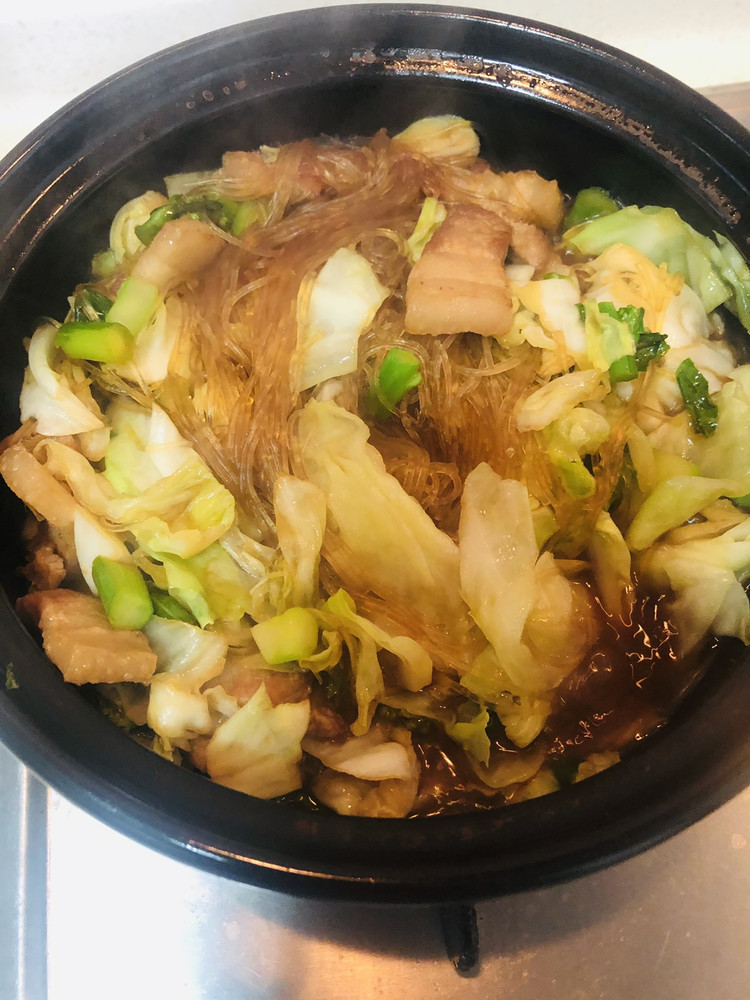 五花肉焖杂菜的做法