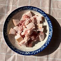 红萝卜烧肉的做法图解4