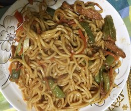 豆角焖面的做法