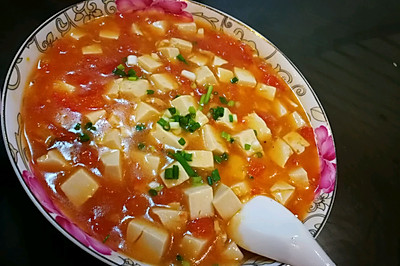 西红柿烧豆腐