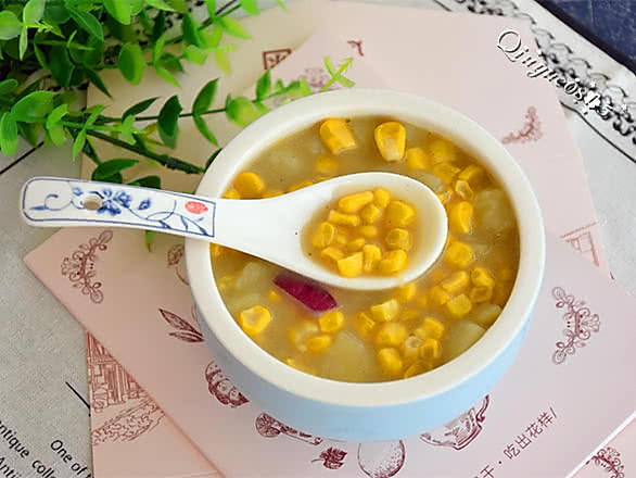 西式土豆玉米浓汤的做法