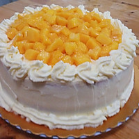 鲜芒果奶油生日蛋糕八寸的做法图解8