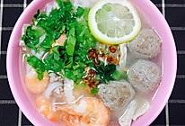 #厨房小白# 潮式柠檬粿条（河粉）的做法