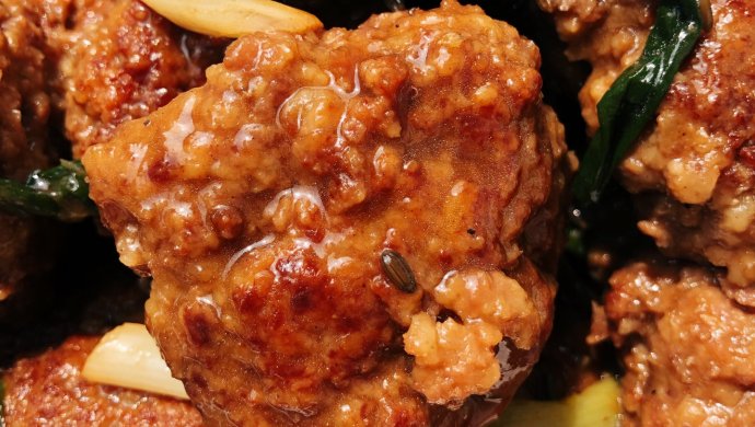 下饭神器，牛肉丸子