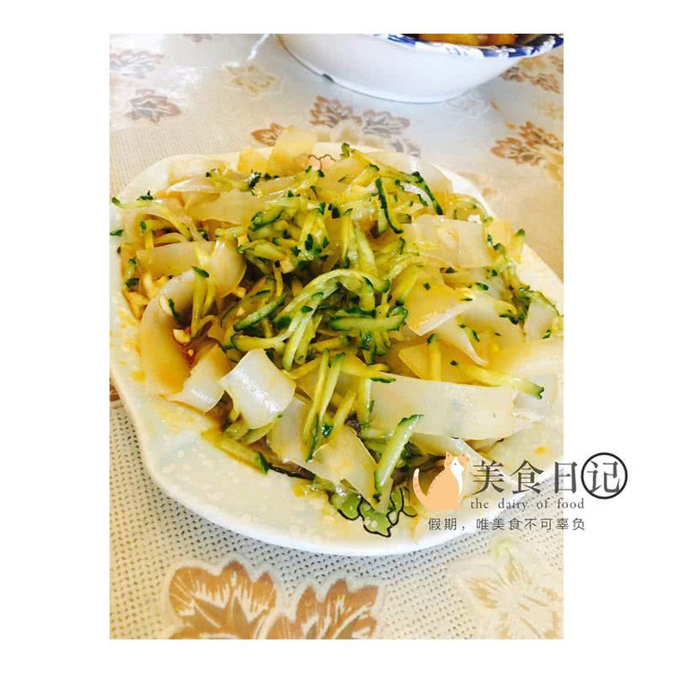 美味凉皮「有洗面的教程哦」的做法