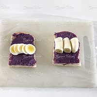 紫薯香蕉三明治的做法图解6