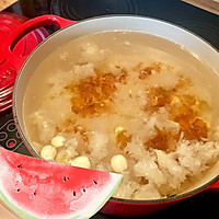 夏季冰饮|银耳莲子桃胶糖水的做法图解2