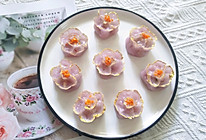 #尽享安心亲子食刻#紫甘蓝花朵水晶饺子的做法