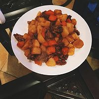 土豆胡萝卜炖牛腩的做法图解6