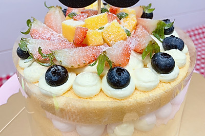 水果裸蛋糕小清新蛋糕生日蛋糕低糖蛋糕