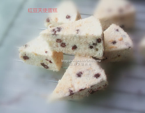 低热量超清爽—红豆天使蛋糕