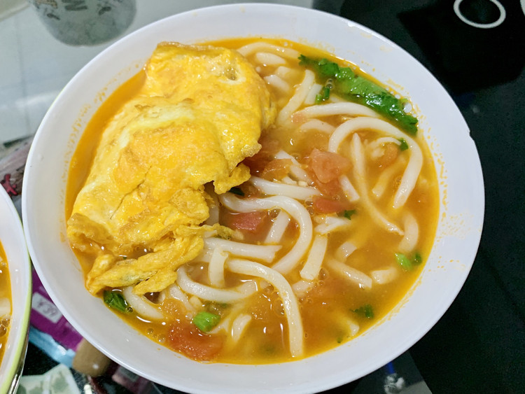快手菜 番茄面的做法