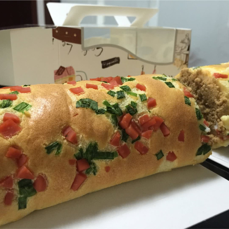 肉松戚风卷的做法