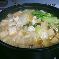 #福临门 幸福临门#番茄砂锅刀削面的做法图解12