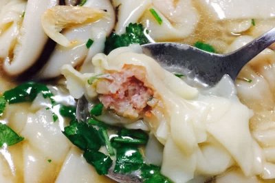 小馄饨～巴沙鱼马蹄猪肉馅