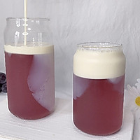 #合理膳食 营养健康进家庭#全网爆火的葡萄撞奶，做法太简单啦的做法图解7