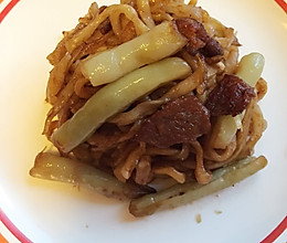 扁豆焖面的做法