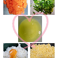 鸡蛋炒饭简餐的做法图解1