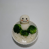 小雪人咖喱饭·卡通餐#百梦多圆梦季#的做法图解7