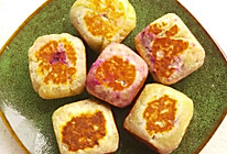 【爆浆网红】紫薯仙豆糕的做法
