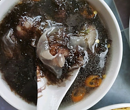 肉燕紫菜汤的做法